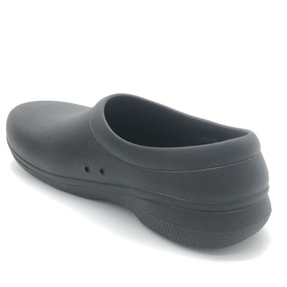 Crocs Black Dual Comfort Crocs Lock Slip Resistant Non Marking Mens 11 Work - Picture 8 of 15